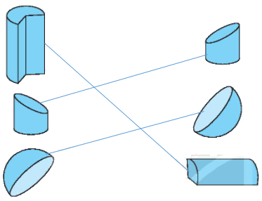 Giải bài 46: Khối trụ, khối cầu (tiết 2) Vở bài tập toán 2 - Kết nối tri thức với cuộc sống 2 1