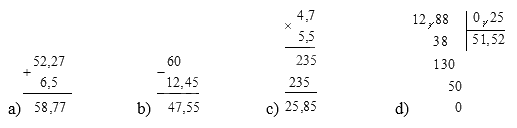 Giải bài 48: Bài kiểm tra số 2 trang 121, 122, 123 vở bài tập Toán 5 - Cánh diều 6 1