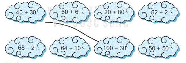 Giải bài 5: Ôn tập phép cộng, phép trừ (không nhớ) trong phạm vi 100 (tiết 1) trang 22, 23 Vở bài tập Toán 2 - Kết nối tri thức với cuộc sống 2