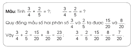 Giải bài 5: Ôn tập và bổ sung về các phép tính với phân số trang 17, 18, 19 vở bài tập Toán 5 - Cánh diều 1