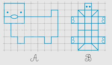 Giải bài 51: Diện tích của một hình. Xăng-ti-mét vuông (tiết 1) trang 23 vở bài tập Toán 3 - Kết nối tri thức với cuộc sống 3