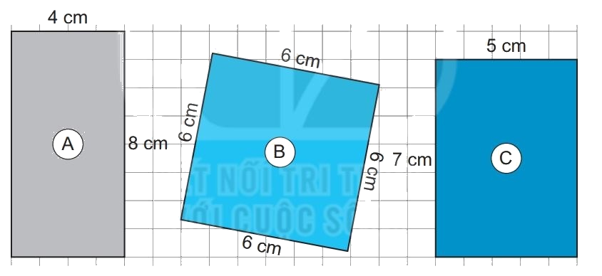 Giải bài 52: Diện tích hình chữ nhật, diện tích hình vuông (tiết 3) trang 29 vở bài tập Toán 3 - Kết nối tri thức với cuộc sống 1 1