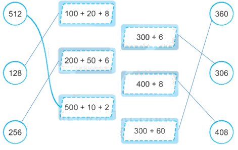 Giải bài 52: Viết số thành tổng các trăm, chục, đơn vị (tiết 1) Vở bài tập toán 2 - Kết nối tri thức với cuộc sống 2