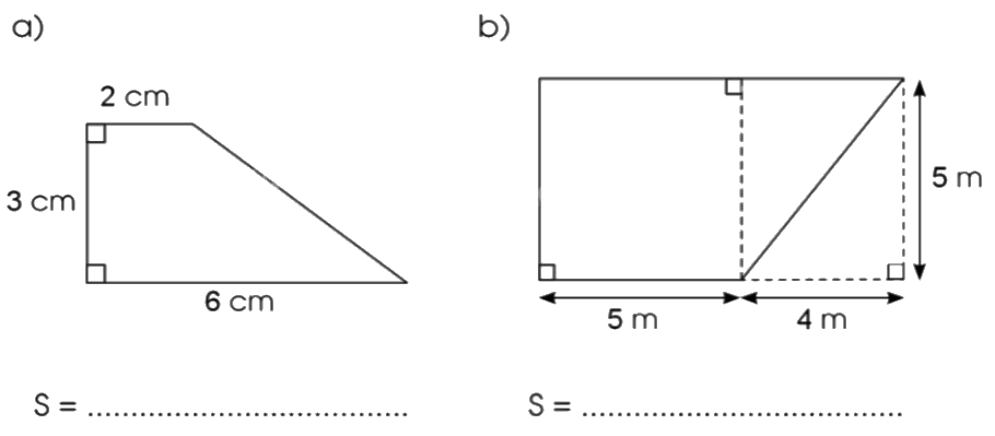 Giải bài 53. Diện tích hình thang trang 13, 14 vở bài tập Toán 5 - Cánh diều 2