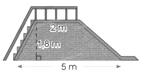 Giải bài 53. Diện tích hình thang trang 13, 14 vở bài tập Toán 5 - Cánh diều 3 1
