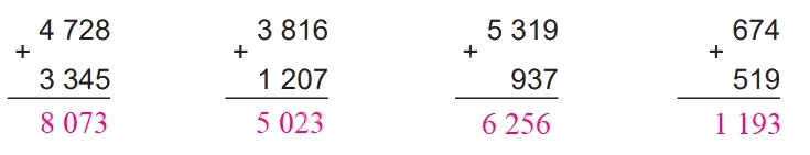 Giải bài 54: Phép cộng trong phạm vi 10 000 (tiết 1) trang 37 vở bài tập Toán 3 - Kết nối tri thức với cuộc sống 0 2