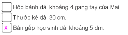 Giải bài 55: Đề-xi-mét. Mét. Ki-lô-mét (tiết 1) Vở bài tập toán 2 - Kết nối tri thức với cuộc sống 3 2