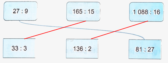 Giải bài 55: Tính chất cơ bản của phân số (tiết 2) trang 63 vở bài tập Toán 4 - Kết nối tri thức với cuộc sống 1 2