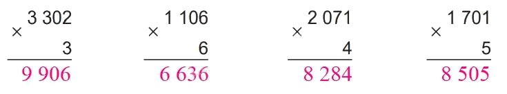Giải bài 56: Nhân số có bốn chữ số với số có một chữ số (tiết 1) trang 43 vở bài tập Toán 3 - Kết nối tri thức với cuộc sống 2
