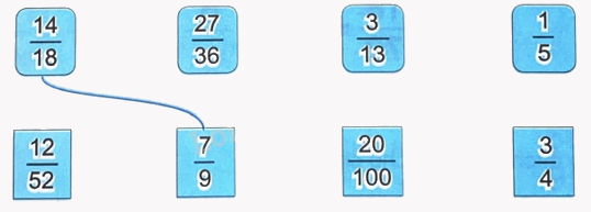 Giải bài 56: Rút gọn phân số (tiết 1) trang 64 vở bài tập Toán 4 - Kết nối tri thức với cuộc sống 1 1