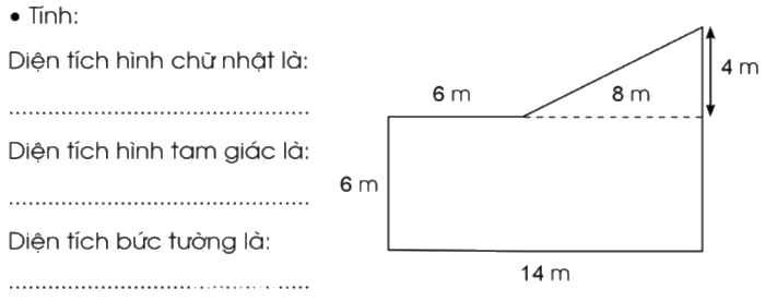 Giải bài 57. Luyện tập về tính diện tích trang 24, 25, 26, 27 vở bài tập Toán 5 - Cánh diều 0 4