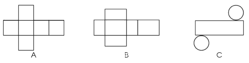 Giải bài 59. Hình khai triển của hình hộp chữ nhật, Hình lập phương, hình trụ trang 30, 31, 32 vở bài tập Toán 5 - Cánh diều 1