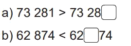 Giải bài 60: So sánh các số trong phạm vi 100 000 (tiết 2) trang 60 vở bài tập Toán 3 - Kết nối tri thức với cuộc sống 3 1