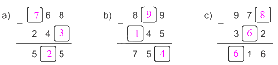 Giải bài 61: Phép trừ (không nhớ) trong phạm vi 1000 (tiết 2) Vở bài tập toán 2 - Kết nối tri thức với cuộc sống 2