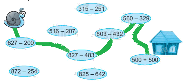 Giải bài 62: Phép trừ (có nhớ) trong phạm vi 1000 (tiết 2) Vở bài tập toán 2 - Kết nối tri thức với cuộc sống 4 3