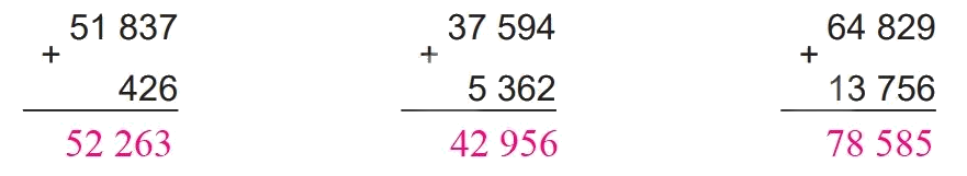 Giải bài 63: Phép cộng trong phạm vi 100 000 (tiết 1) trang 67 vở bài tập Toán 3 - Kết nối tri thức với cuộc sống 0 2