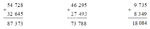 Giải bài 63: Phép cộng trong phạm vi 100 000 (tiết 1) trang 67 vở bài tập Toán 3 - Kết nối tri thức với cuộc sống 1 1