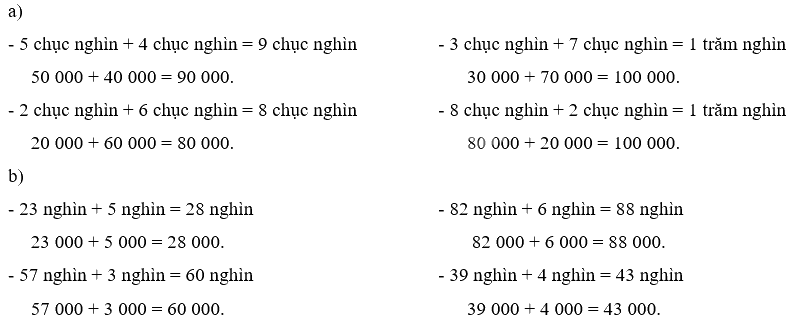 Giải bài 63: Phép cộng trong phạm vi 100 000 (tiết 2) trang 68 vở bài tập Toán 3 - Kết nối tri thức với cuộc sống 0 2