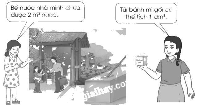 Giải bài 64. Mét khối trang 43, 44, 45 vở bài tập Toán 5 - Cánh diều 7