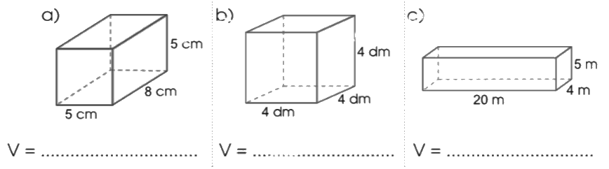 Giải bài 65. Thể tích hình hộp chữ nhật, hình lập phương trang 46, 47 vở bài tập Toán 5 - Cánh diều 0 1
