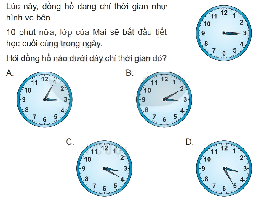Giải bài 66: Xem đồng hồ. Tháng - năm (tiết 1) trang 75 vở bài tập Toán 3 - Kết nối tri thức với cuộc sống 3 1