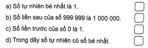 Giải bài 67: Ôn tập số tự nhiên (tiết 2) trang 106 vở bài tập Toán 4 - Kết nối tri thức với cuộc sống 0 1