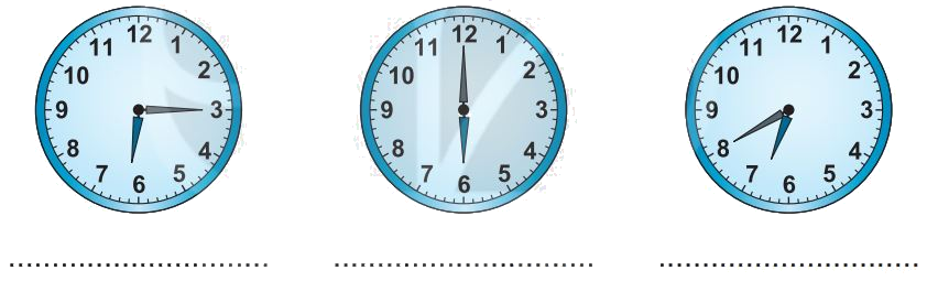 Giải bài 67: Thực hành xem đồng hồ, xem lịch (tiết 1) trang 78 vở bài tập Toán 3 - Kết nối tri thức với cuộc sống 0 1