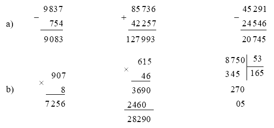 Giải bài 68: Ôn tập phép tính với số tự nhiên (tiết 1) trang 108 vở bài tập Toán 4 - Kết nối tri thức với cuộc sống 1