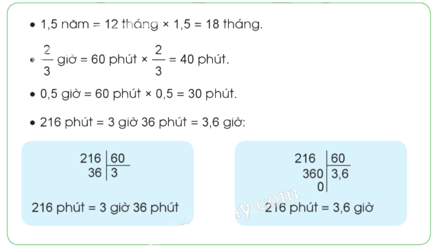Giải bài 68: Ôn tập về các đơn vị đo thời gian trang 54, 55 vở bài tập Toán 5 - Cánh diều 1