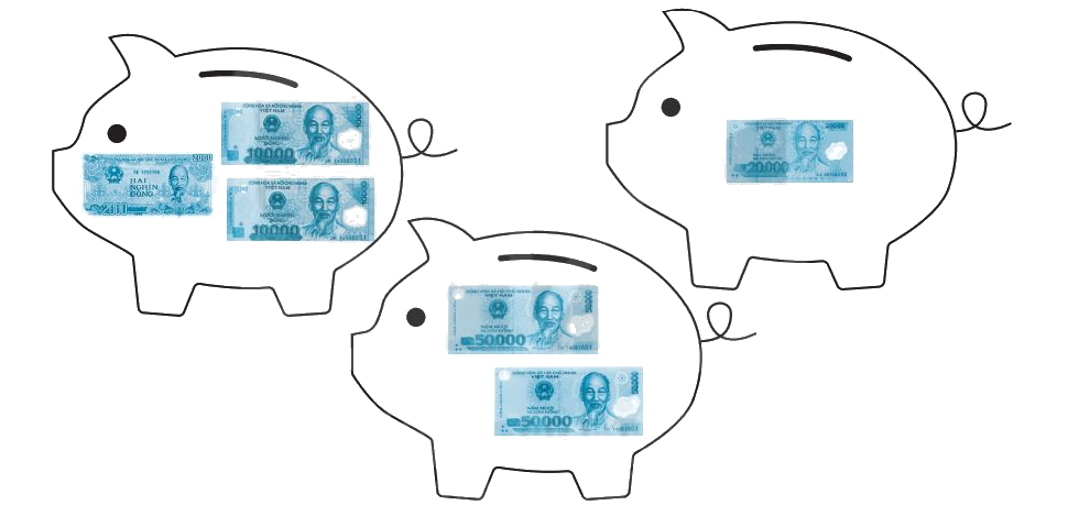 Giải bài 68: Tiền Việt Nam trang 82 (tiết 1) vở bài tập Toán 3 - Kết nối tri thức với cuộc sống 0 1