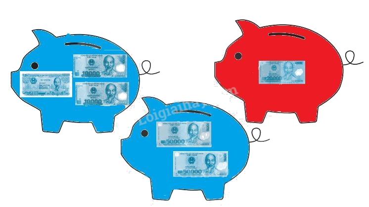 Giải bài 68: Tiền Việt Nam trang 82 (tiết 1) vở bài tập Toán 3 - Kết nối tri thức với cuộc sống 2