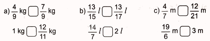 Giải bài 69: Ôn tập phân số (tiết 1) trang 111 vở bài tập Toán 4 - Kết nối tri thức với cuộc sống 3 1