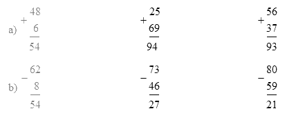 Giải bài 69: Ôn tập phép cộng, phép trừ trong phạm vi 100 (tiết 1) VBT toán 2 - Kết nối tri thức với cuộc sống 1 1