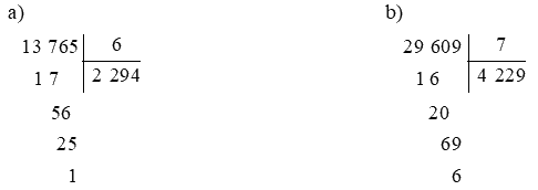 Giải bài 71: Chia số có năm chữ số cho số có một chữ số (tiết 2) trang 5, 6 vở bài tập Toán 3 - Kết nối tri thức với cuộc sống 1 1