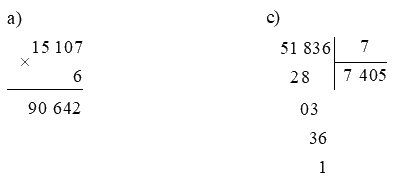 Giải bài 72: Luyện tập chung (tiết 1) trang 96 vở bài tập Toán 3 - Kết nối tri thức với cuộc sống 1 3