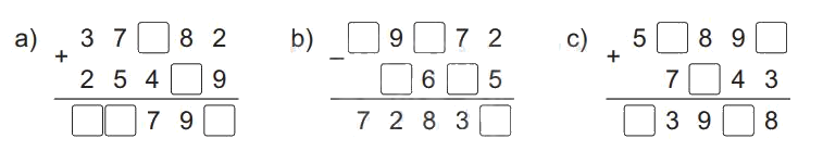 Giải bài 77: Ôn tập phép cộng, phép trừ trong phạm vi 100 000 (tiết 1) trang 110 vở bài tập Toán 3 - Kết nối tri thức với cuộc sống 4 1