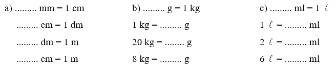 Giải bài 79: Ôn tập hình học và đo lường (tiết 2) trang 120 vở bài tập Toán 3 - Kết nối tri thức với cuộc sống 0 1