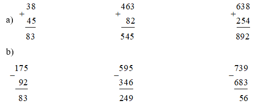 Giải bài 8: Luyện tập chung (tiết 1) trang 21 vở bài tập Toán 3 - Kết nối tri thức với cuộc sống 3
