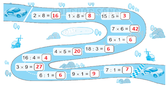 Giải bài 8: Luyện tập chung (tiết 2) trang 23 vở bài tập Toán 3 - Kết nối tri thức với cuộc sống 2 2