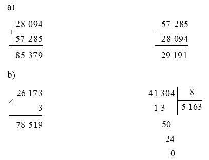 Giải bài 81: Luyện tập chung (tiết 1) trang 124 vở bài tập Toán 3 - Kết nối tri thức với cuộc sống 2 2