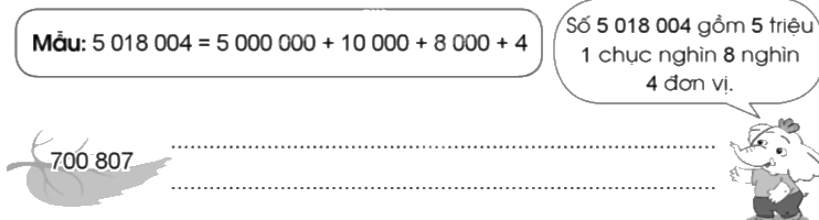 Giải bài 82: Ôn tập về số tự nhiên và các phép tính với số tự nhiên trang 93, 94, 95, 96 vở bài tập Toán 5 - Cánh diều 1