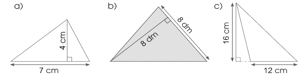 Giải bài Bài 51: Diện tích hình tam giác trang 7, 8 vở bài tập Toán 5 - Cánh diều 1