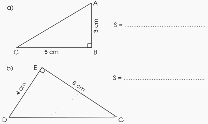 Giải bài Bài 51: Diện tích hình tam giác trang 7, 8 vở bài tập Toán 5 - Cánh diều 2