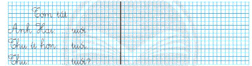 Giải bài: Bài toán ít hơn (trang 70) Vở bài tập toán 2 - Chân trời sáng tạo 1