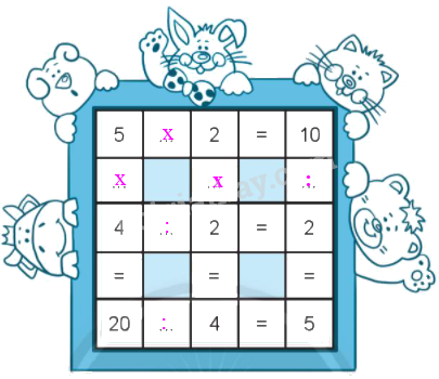 Giải bài: Bảng chia 5 VBT Toán 2 - Chân trời sáng tạo 8