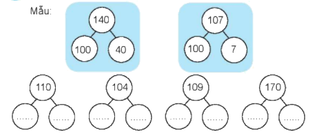 Giải bài: Các số từ 101 đến 110 VBt toán 2 - Chân trời sáng tạo 7