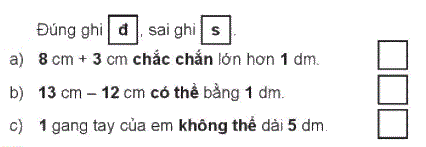 Giải bài: Có thể, chắc chắn, không thể (trang 110) Vở bài tập toán 2 - Chân trời sáng tạo 1
