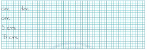 Giải bài: Đề-xi-mét (trang 33) Vở bài tập toán 2 - Chân trời sáng tạo 0 1