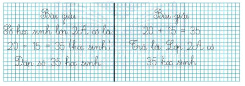 Giải bài: Em giải bài toán (trang 67) Vở bài tập toán 2 - Chân trời sáng tạo 0 2