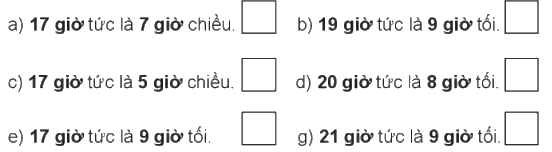 Giải bài: Giờ , phút, xem đồng hồ VBT toán 2 - Chân trời sáng tạo 12